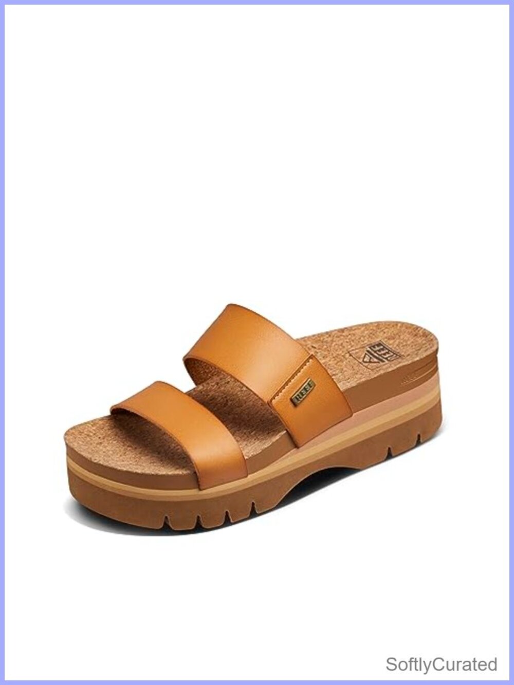 Platform Slide Sandal with Arch Support and Ultra Soft Cushion Footbed